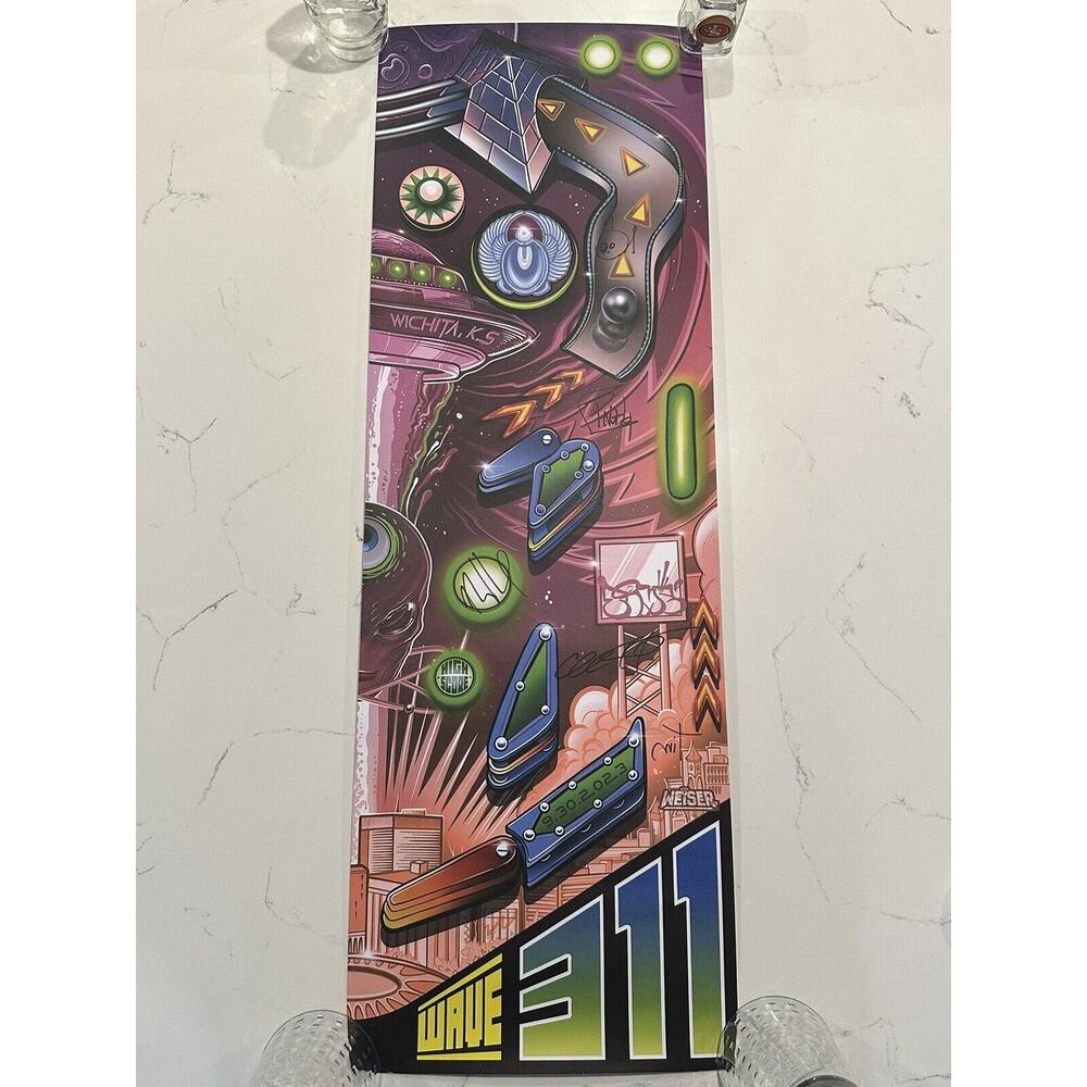 311 SIGNED Wichita, KS (9/30) Tour Poster - AUTOGRAPHED #8/75 Limited